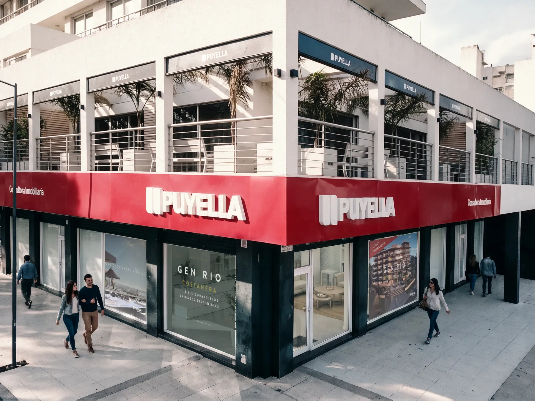 Fachada de Puyella Bienes Raíces en Bartolomé Mitre 154, San Nicolás
